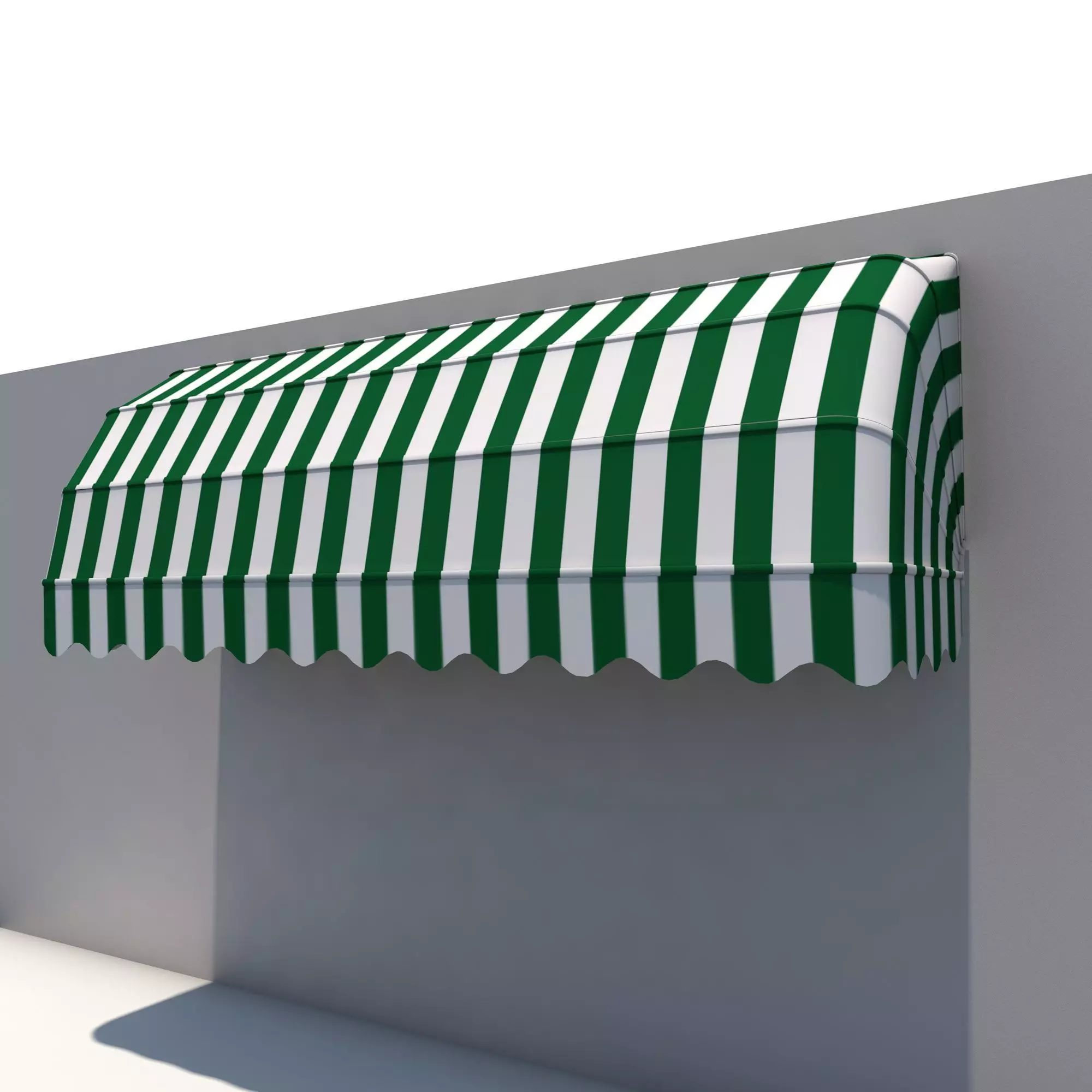 Bellows Awning Tent 3D model_0