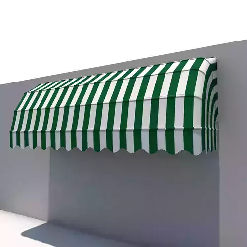 Bellows Awning Tent 3D model