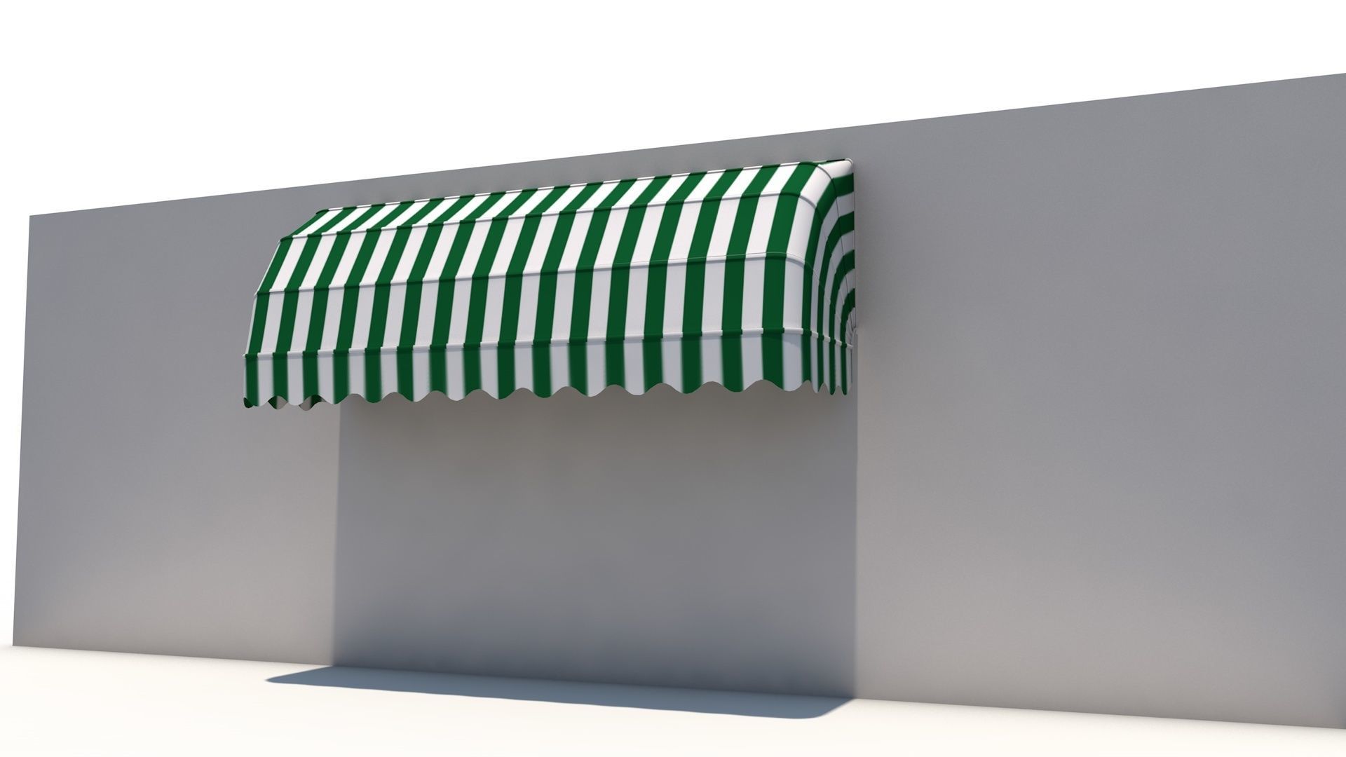 Bellows Awning Tent 3D model_6