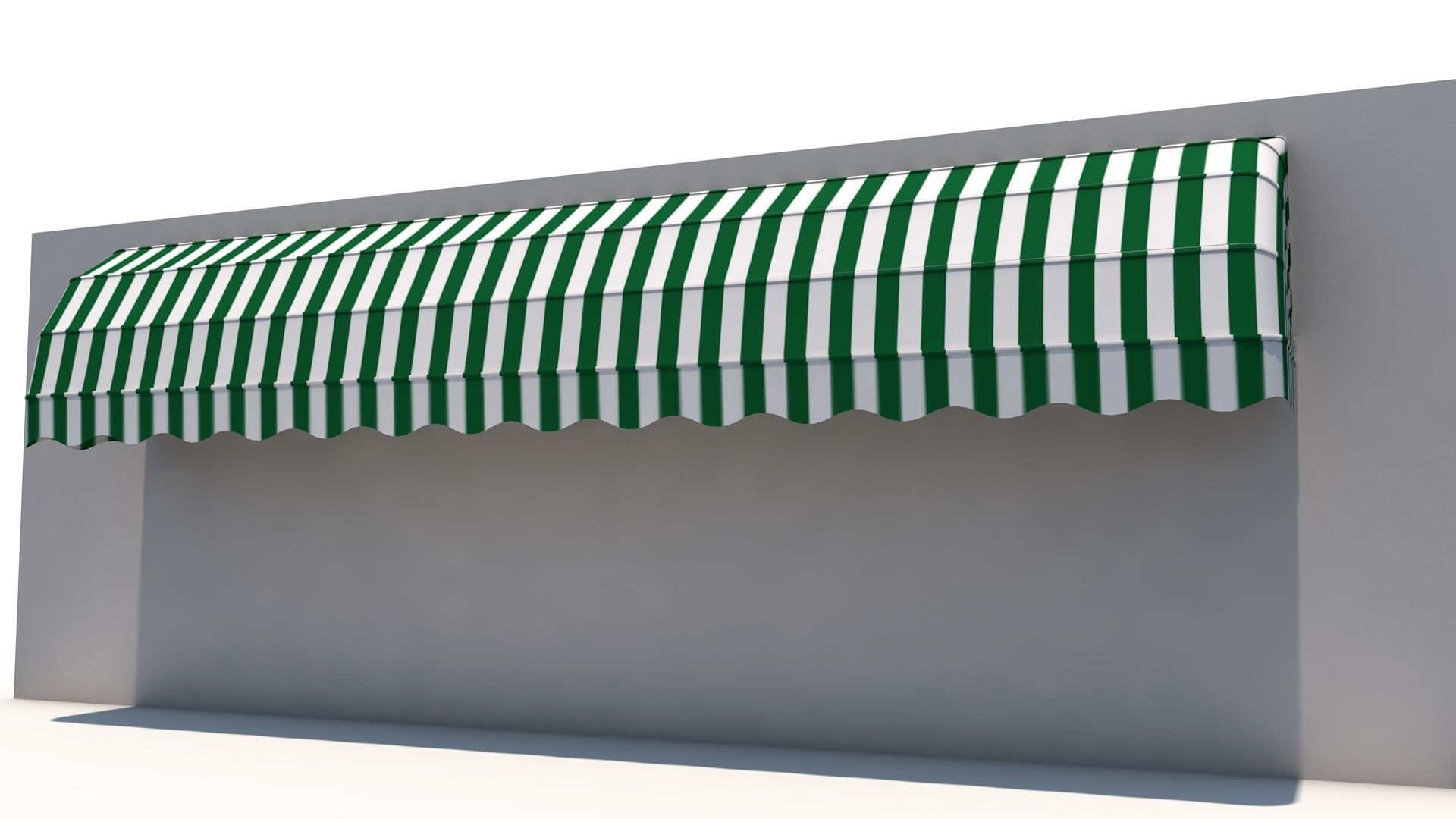 Bellows Awning Tent 3D model_9