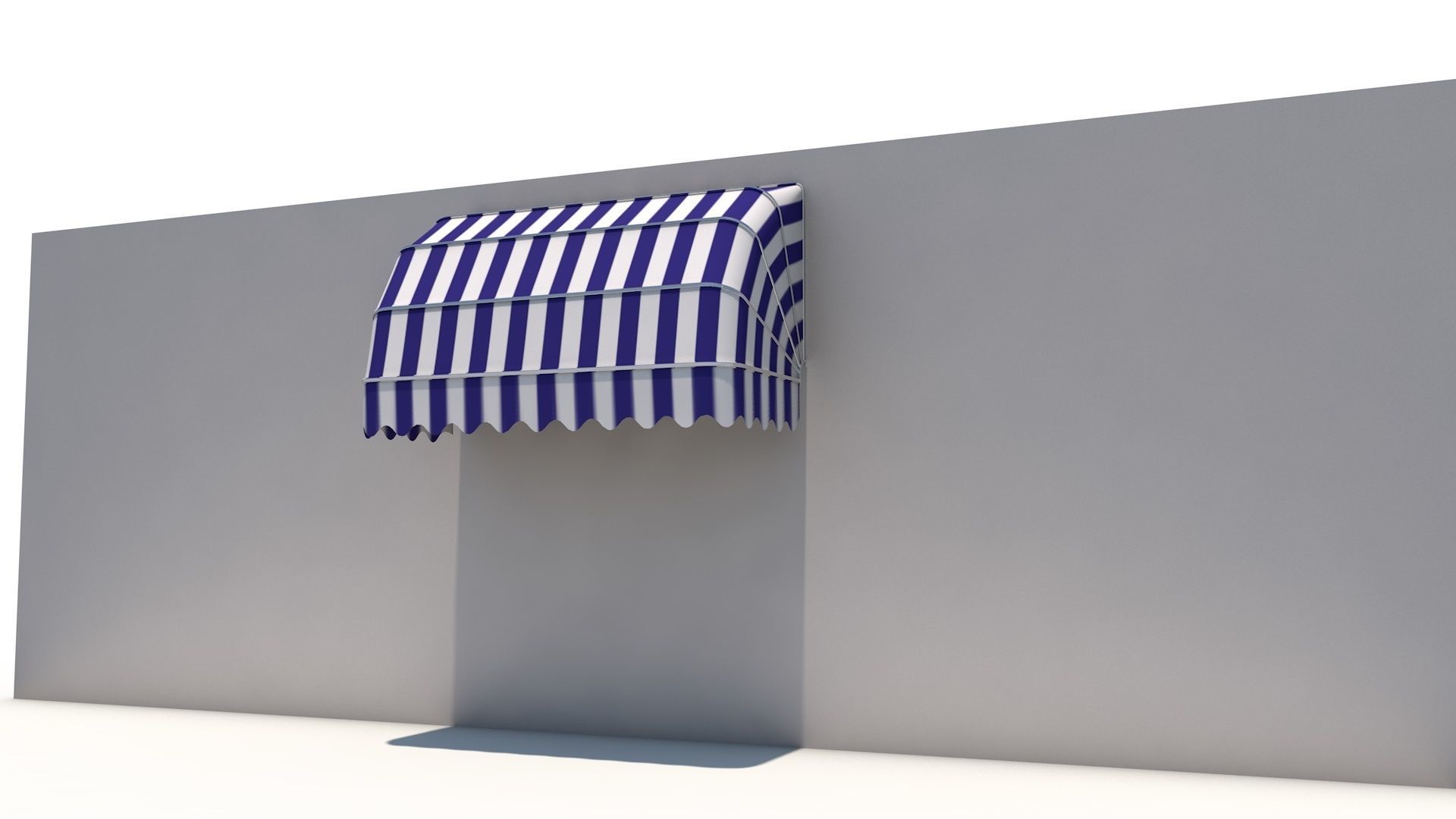Bellows Awning Tent 3D model_14