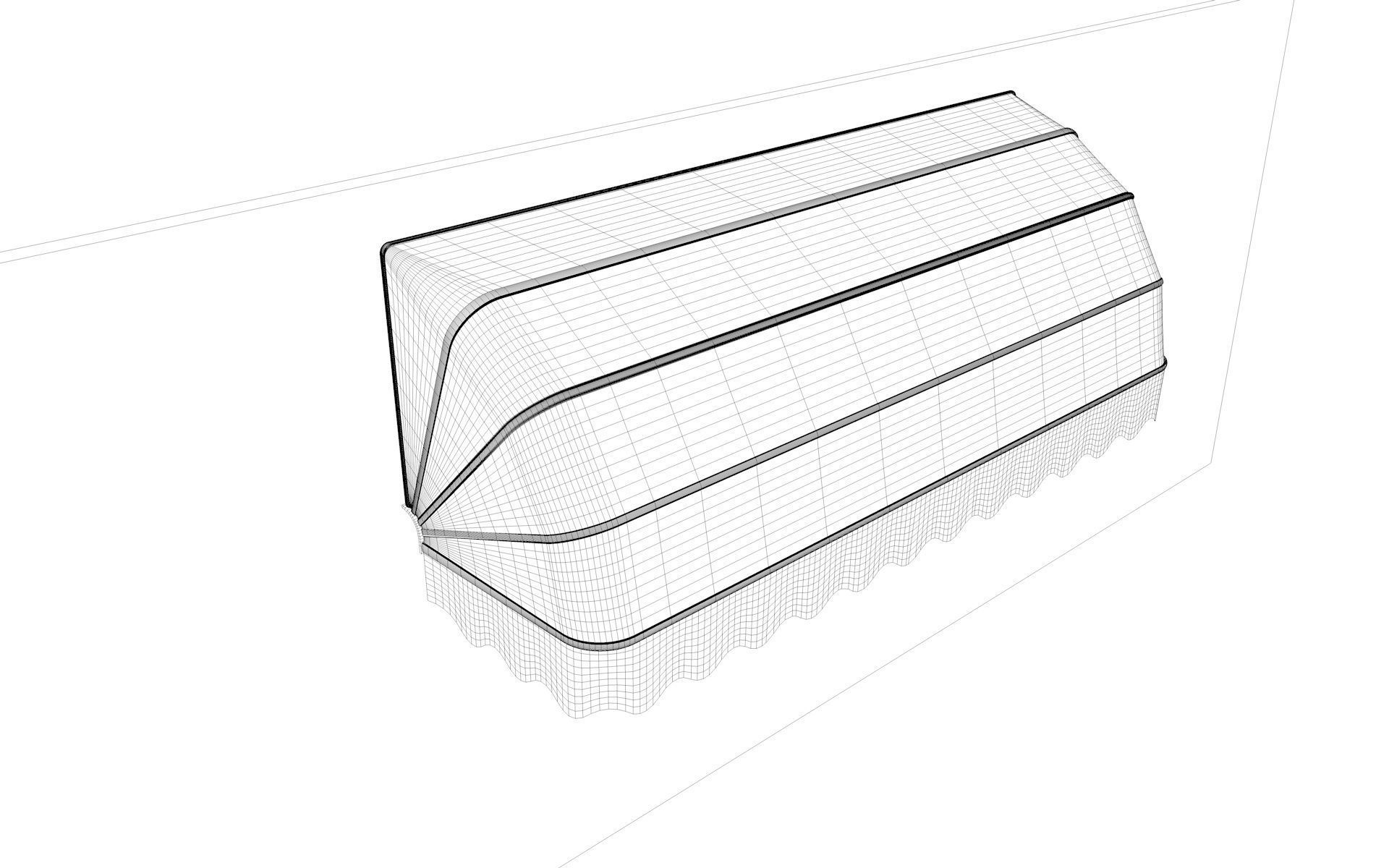 Bellows Awning Tent 3D model_19