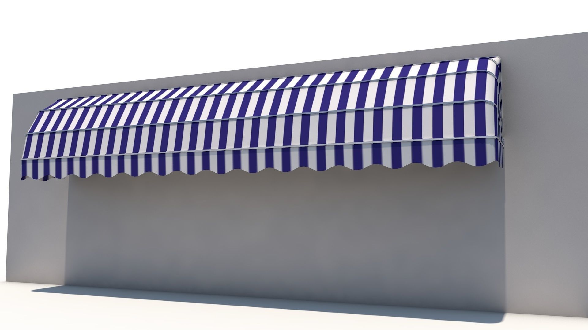 Bellows Awning Tent 3D model_16