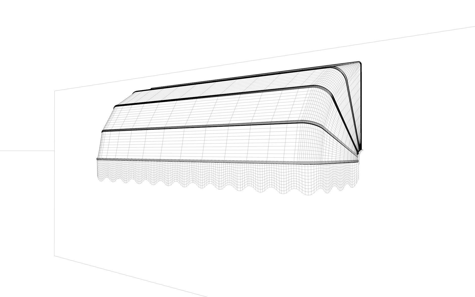 Bellows Awning Tent 3D model_17