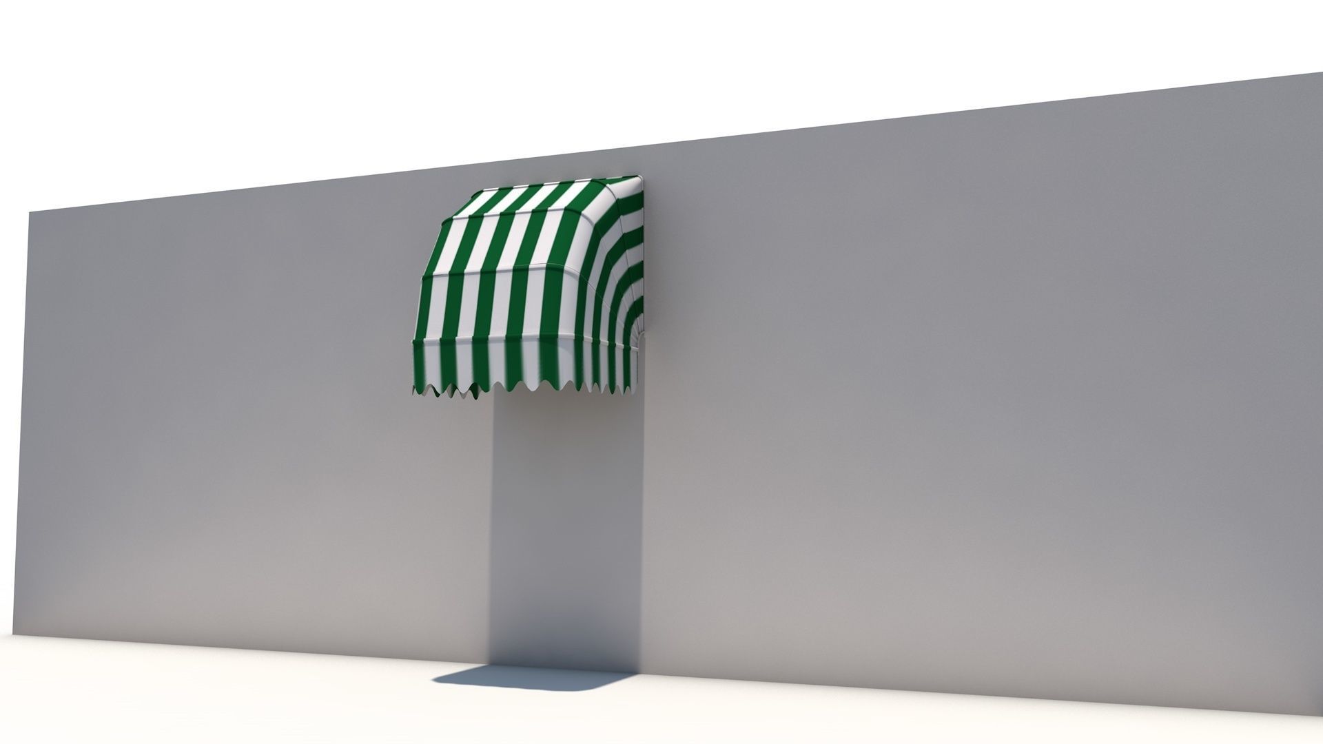 Bellows Awning Tent 3D model_4