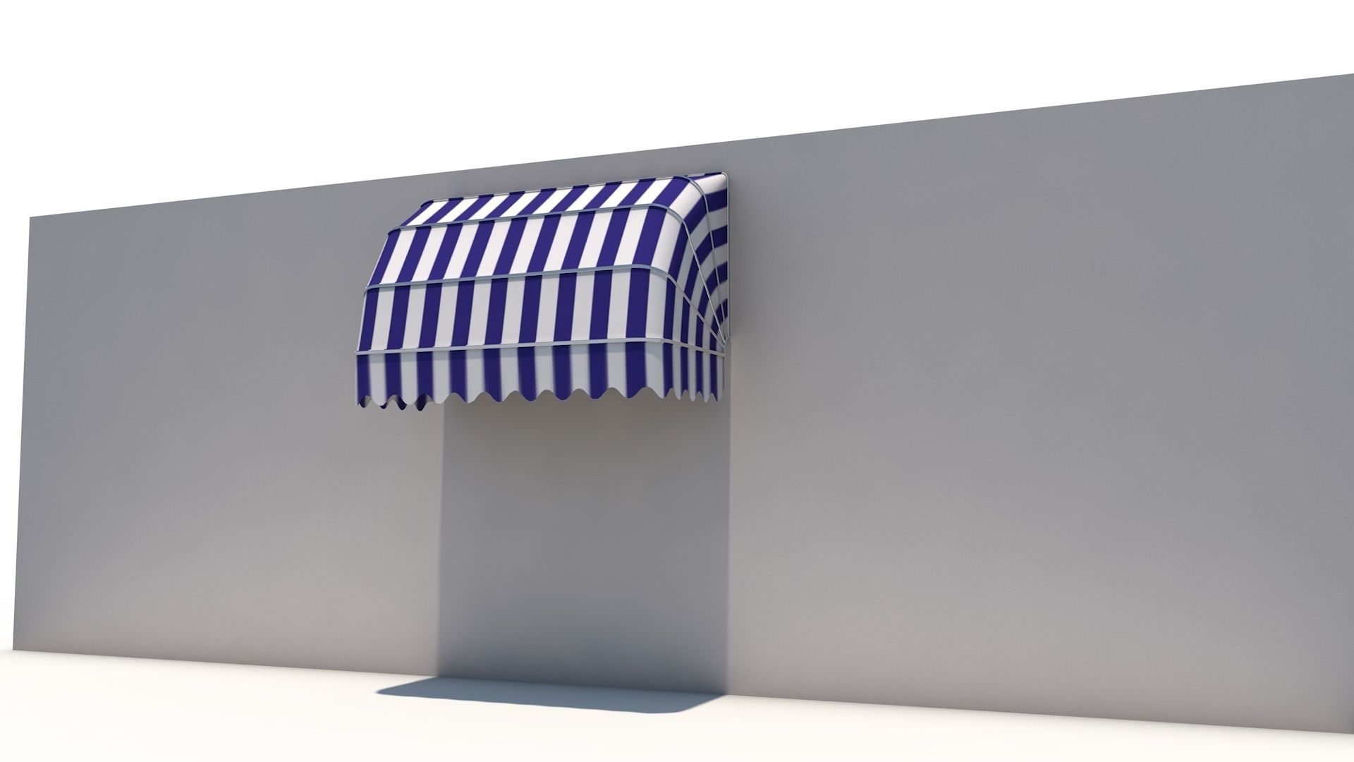 Bellows Awning Tent 3D model_15