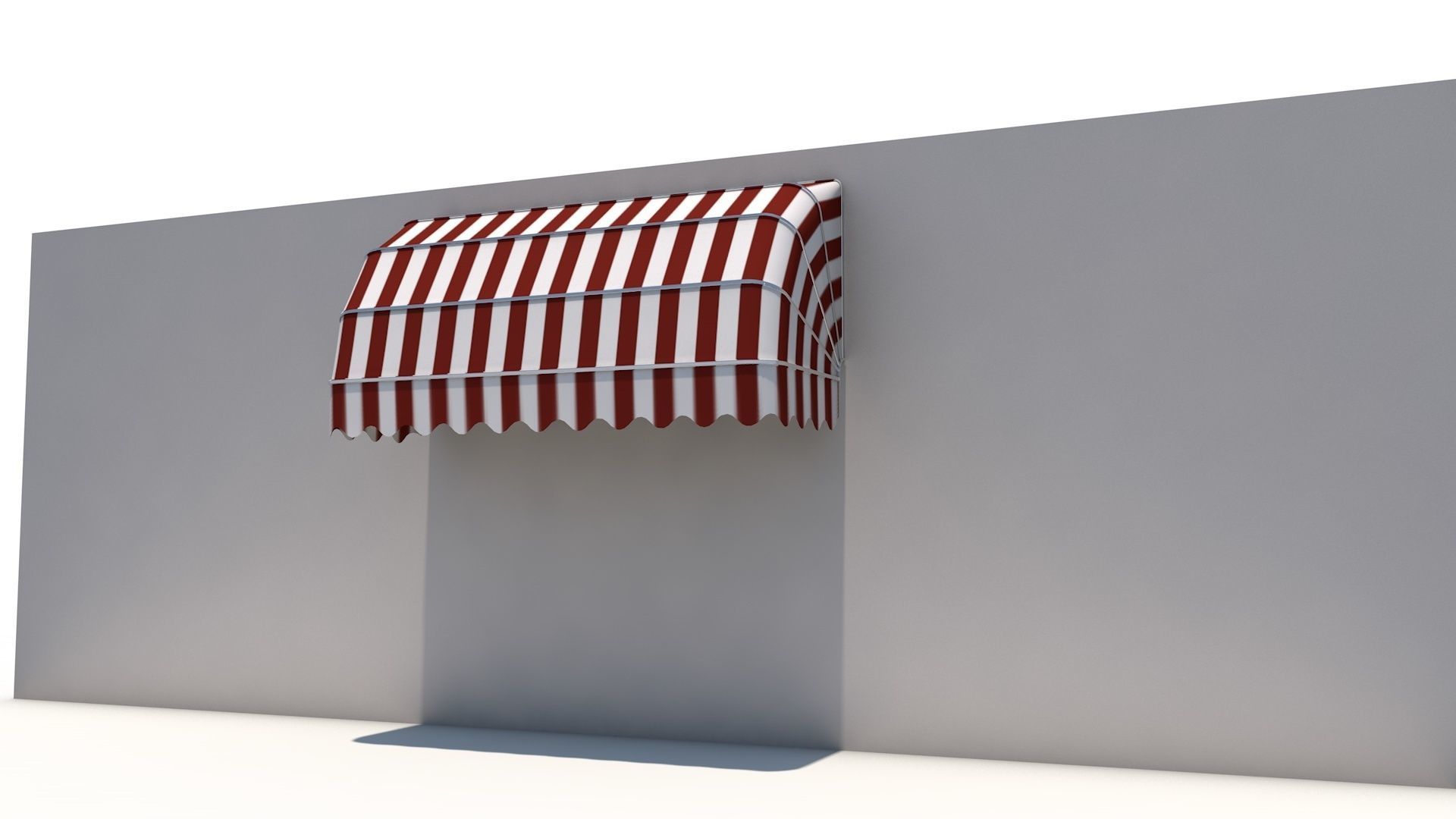 Bellows Awning Tent 3D model_13