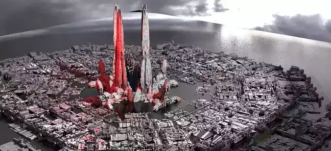 Darth City Structure Kit bash 