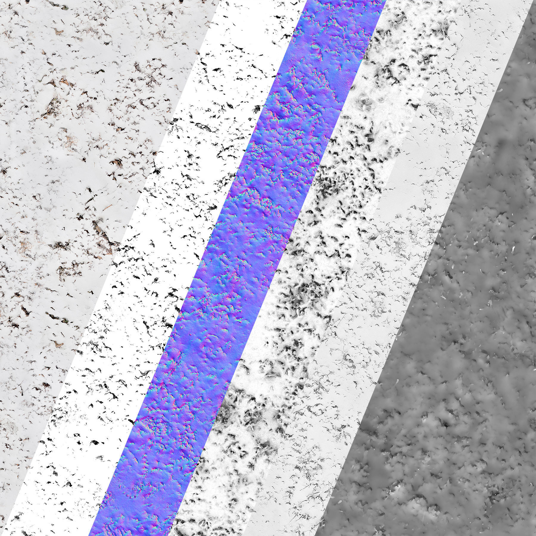 Ultra realistic Snow ground 3 2021 Hq Scan 3D model 3D model_4