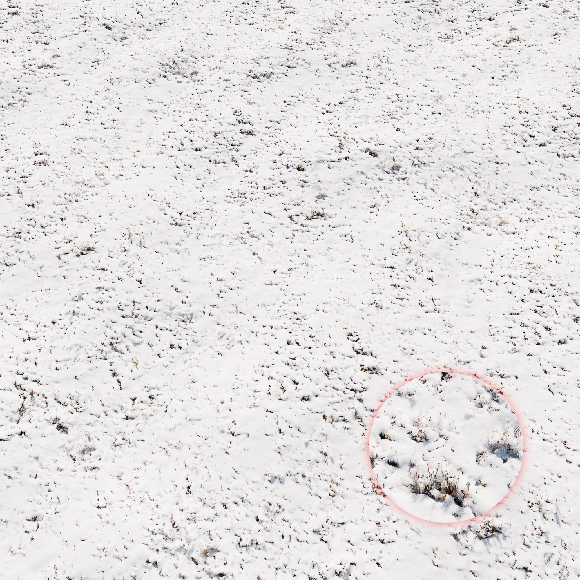 Ultra realistic Snow ground 3 2021 Hq Scan 3D model 3D model_1