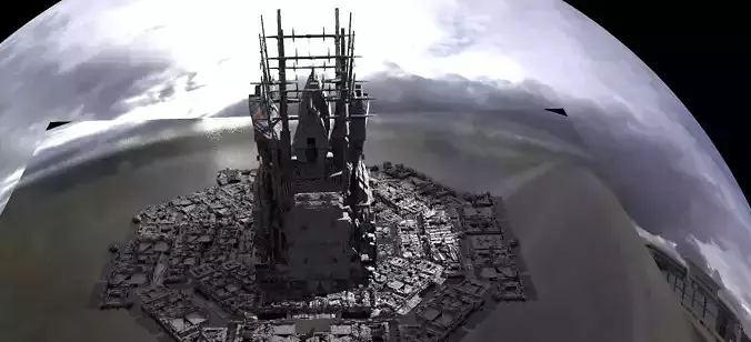 Space Ship under repair