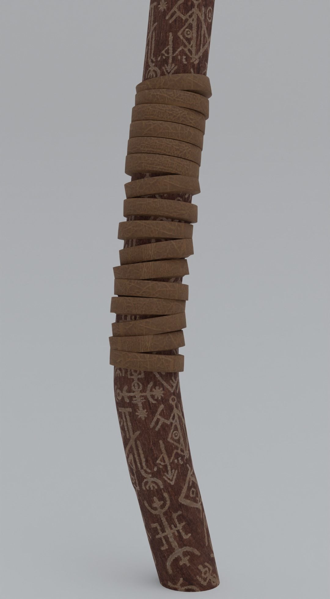  Viking Axe Low-poly 3D model_16