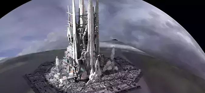 Scaffolded Towers City