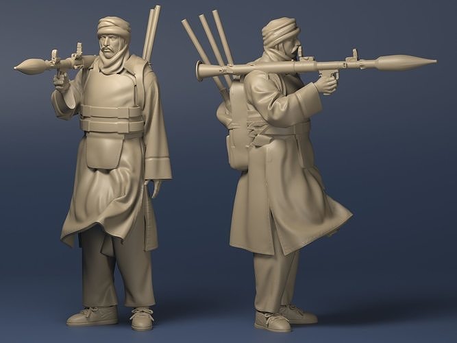 Eastern warrior  2 3D print model