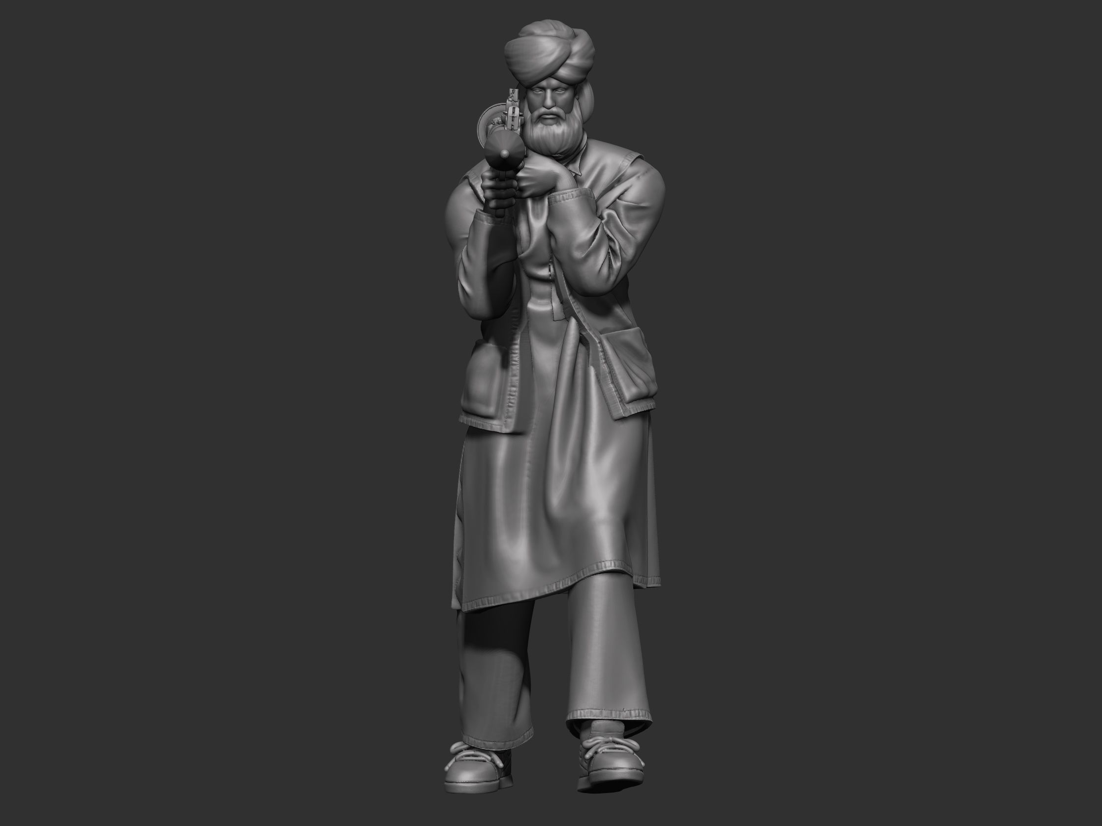 Eastern warrior 3 3D print model_1