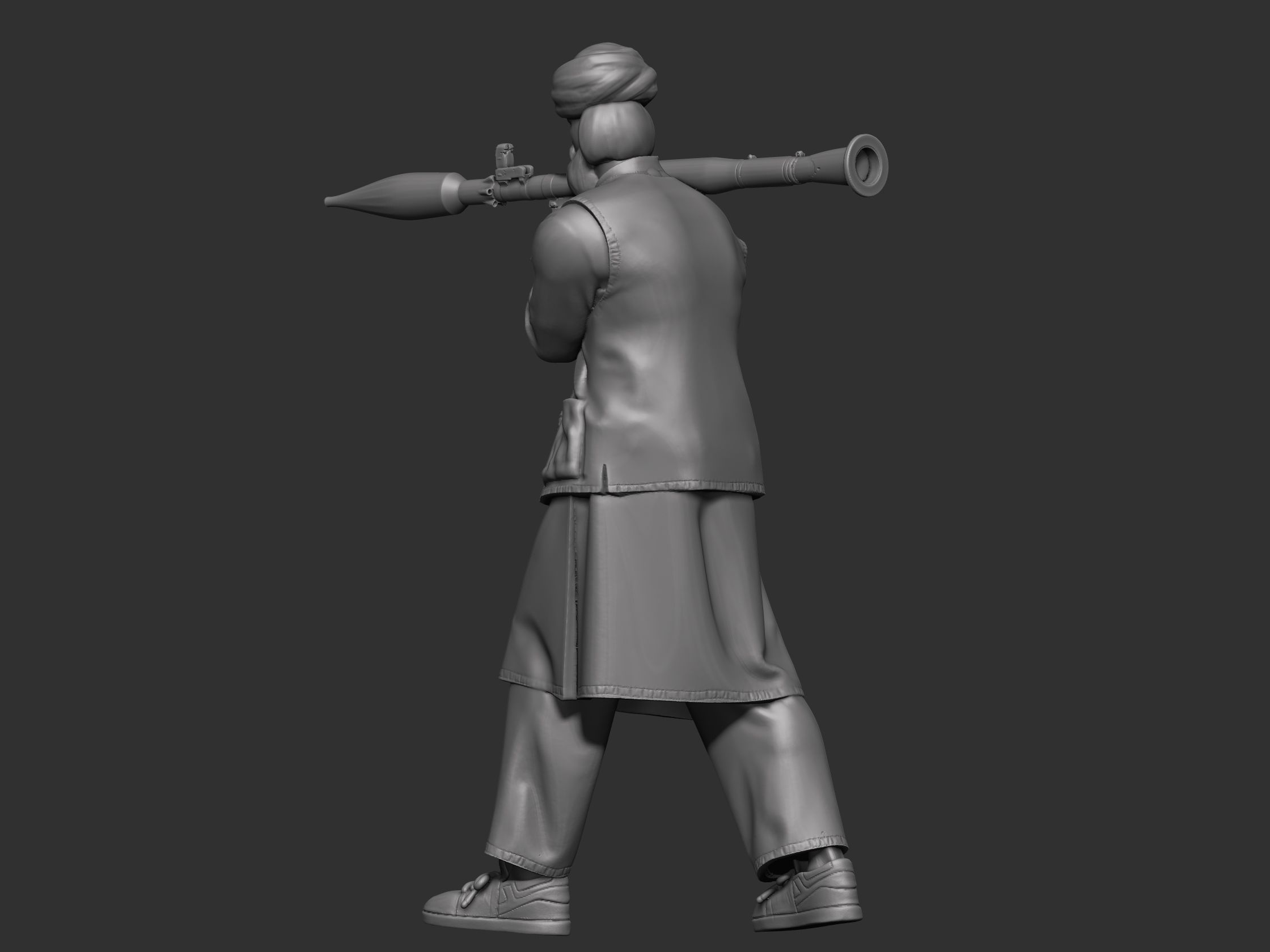 Eastern warrior 3 3D print model_18