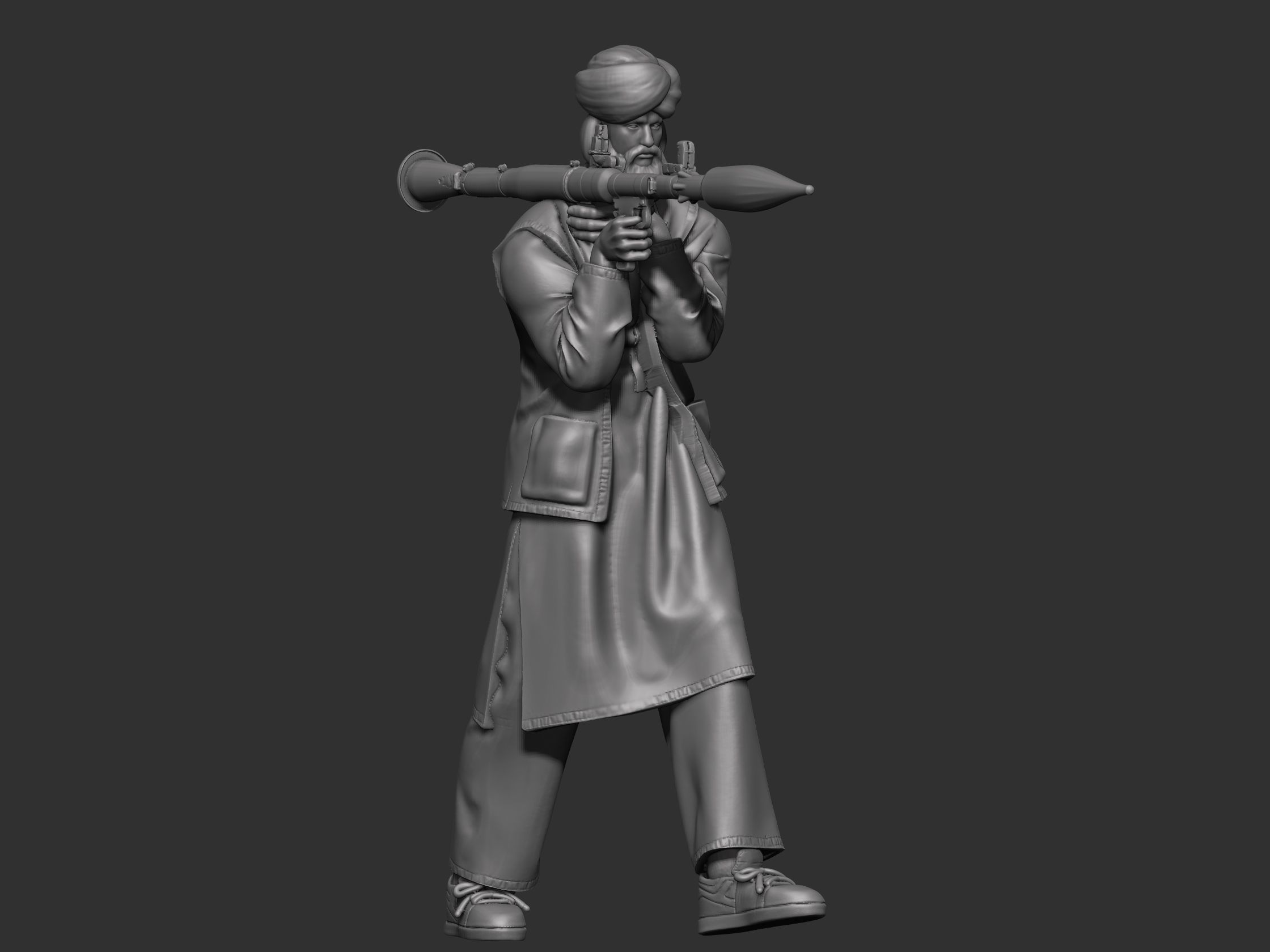 Eastern warrior 3 3D print model_8