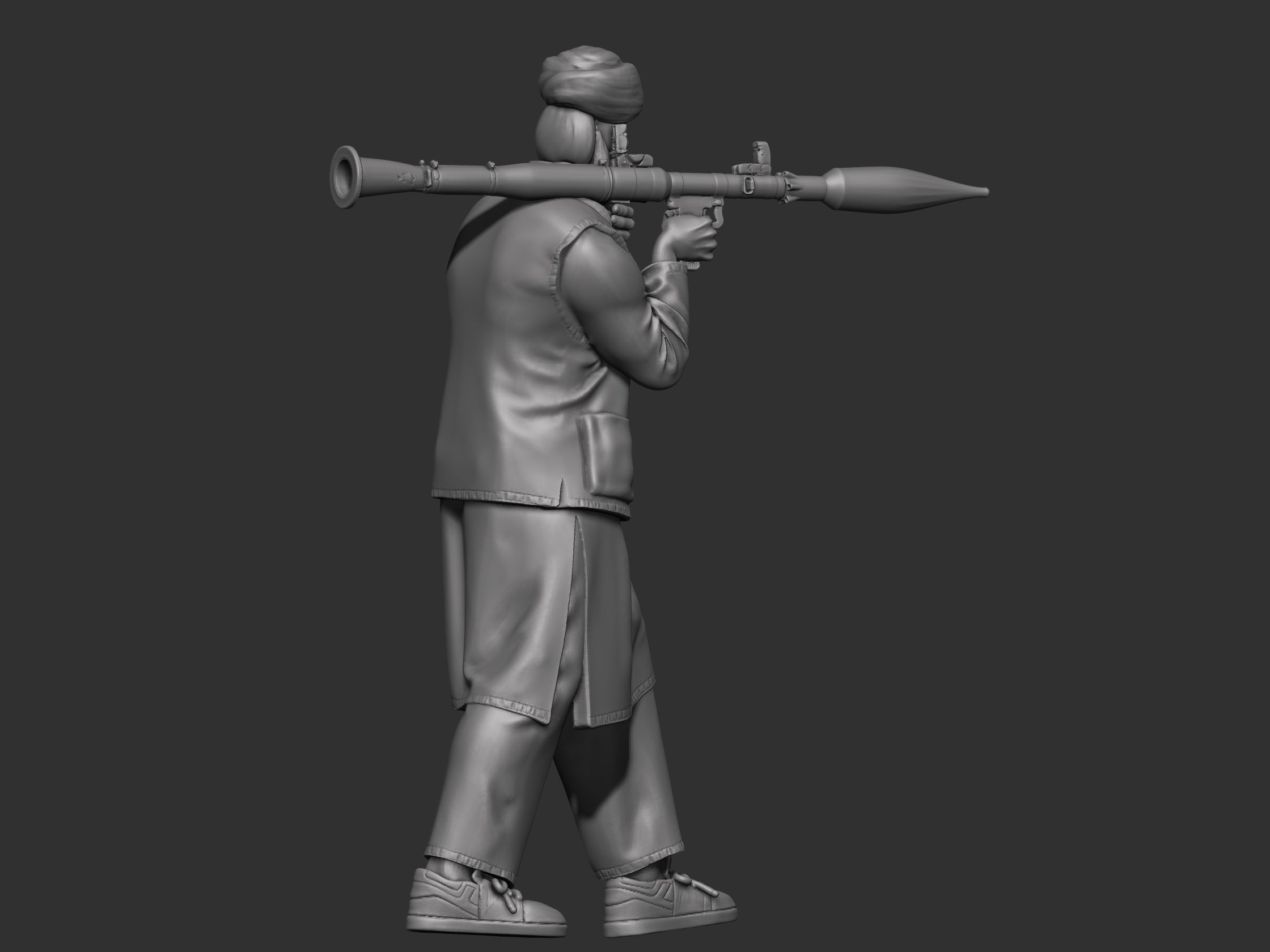 Eastern warrior 3 3D print model_6