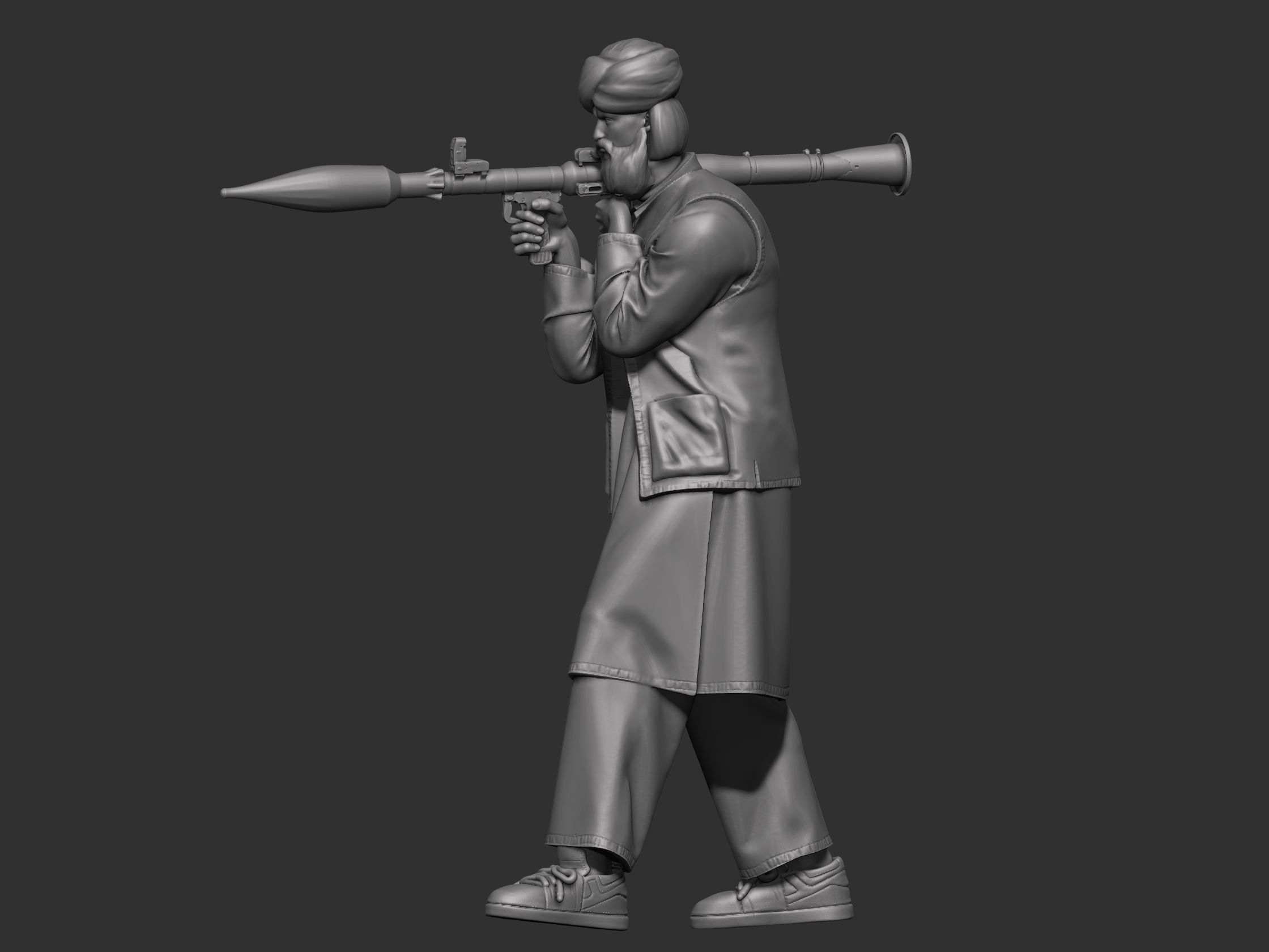 Eastern warrior 3 3D print model_14