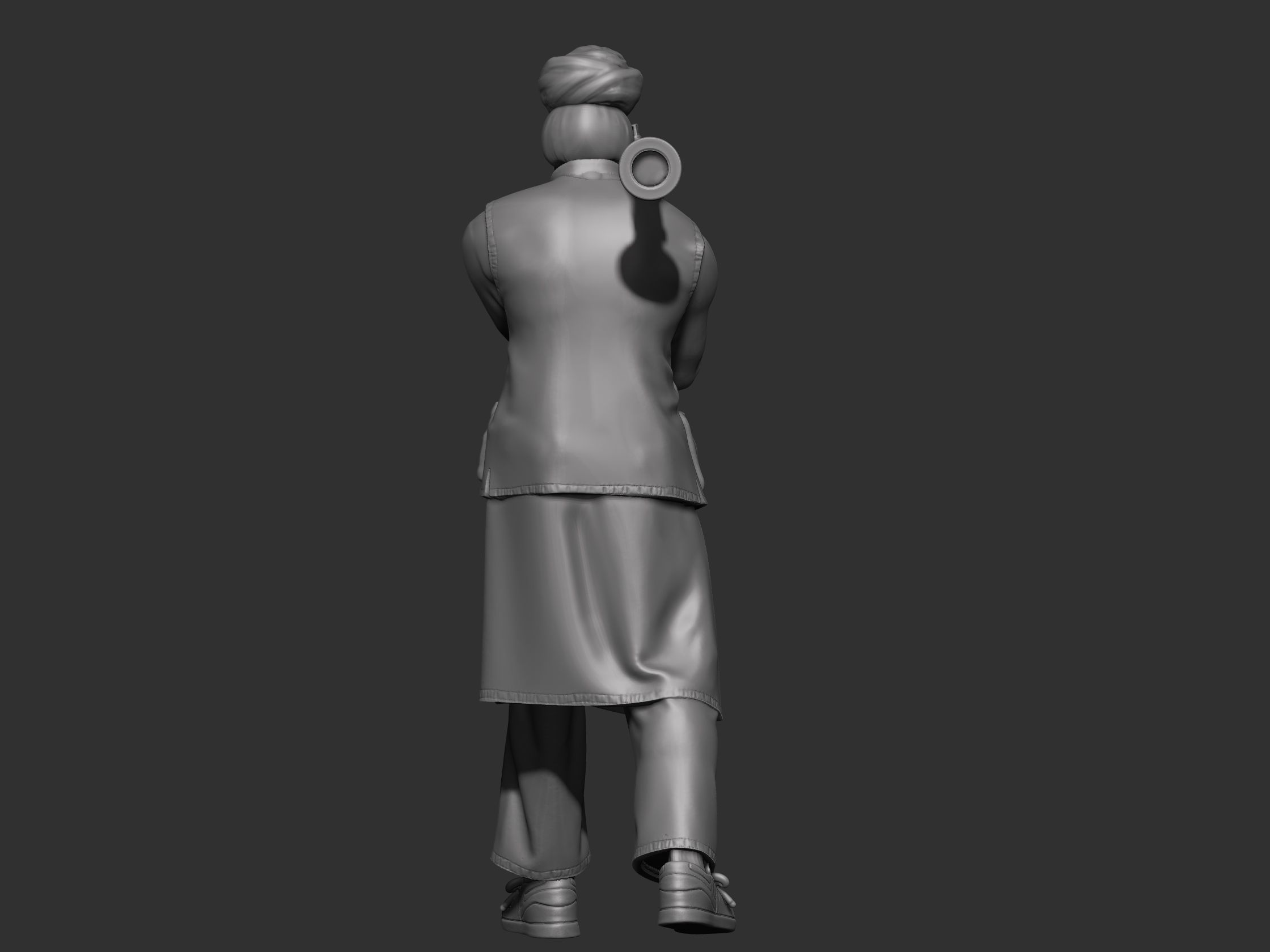 Eastern warrior 3 3D print model_3