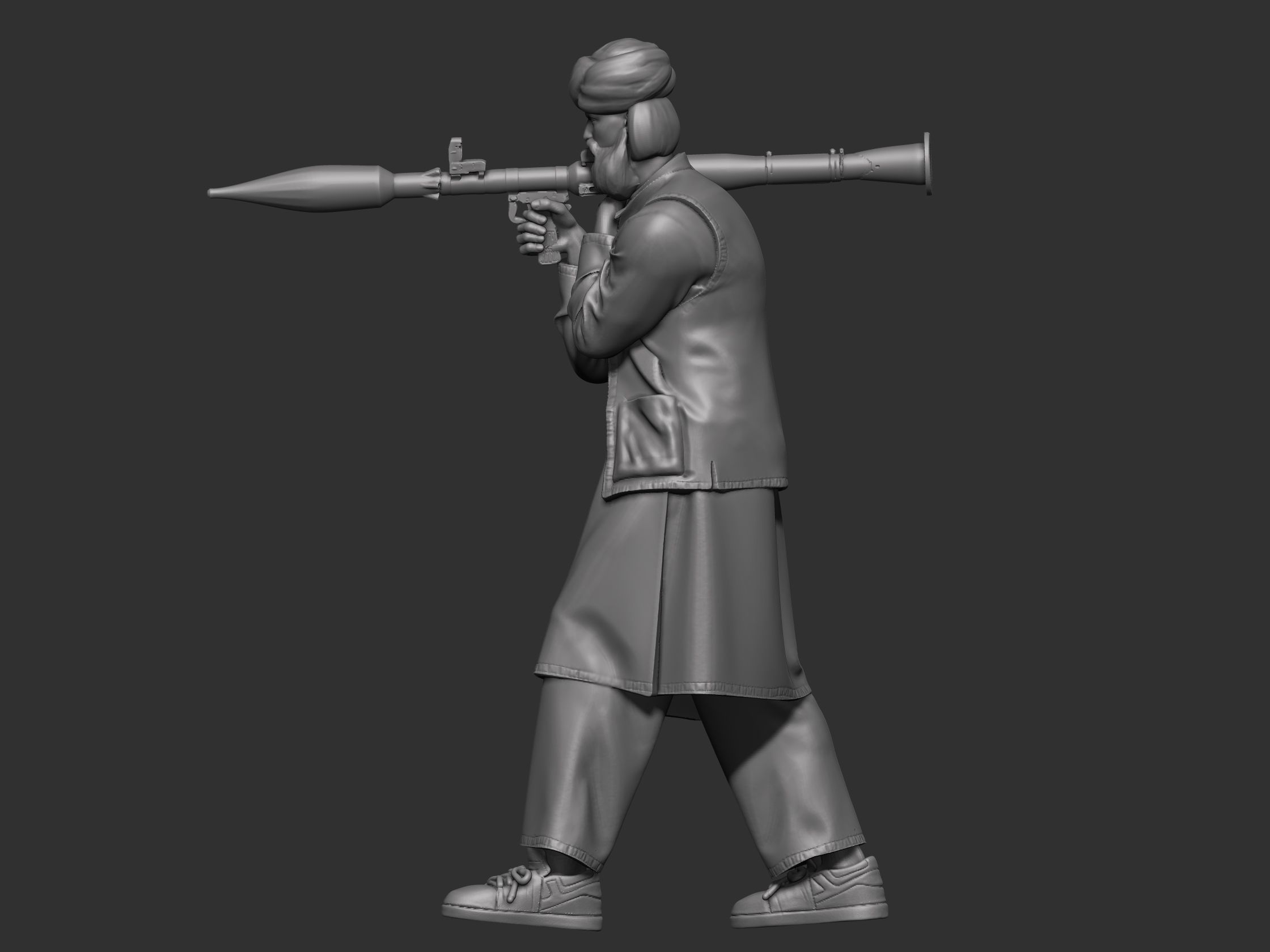 Eastern warrior 3 3D print model_15