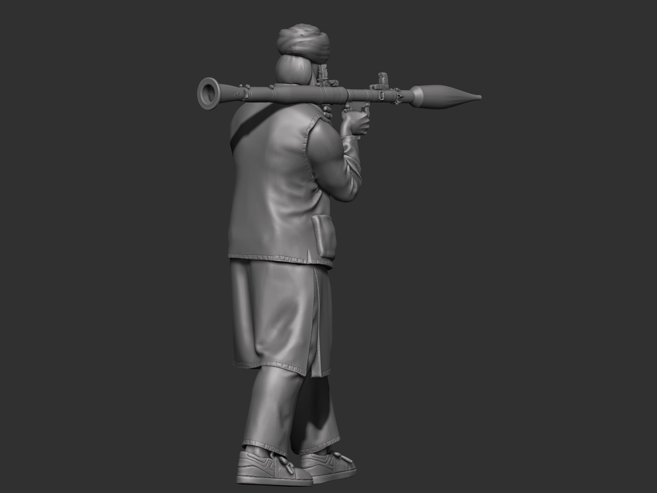 Eastern warrior 3 3D print model_5