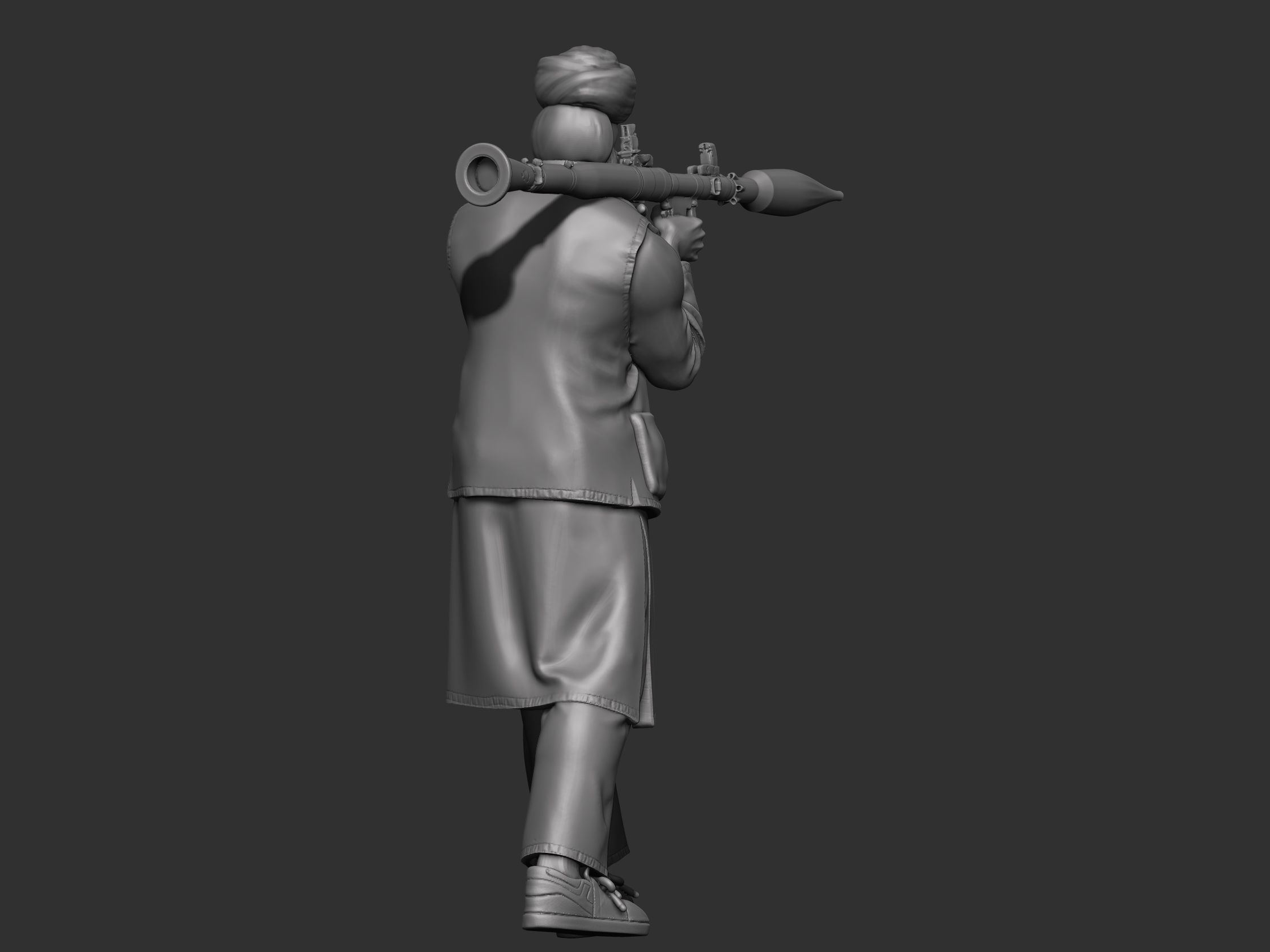 Eastern warrior 3 3D print model_4