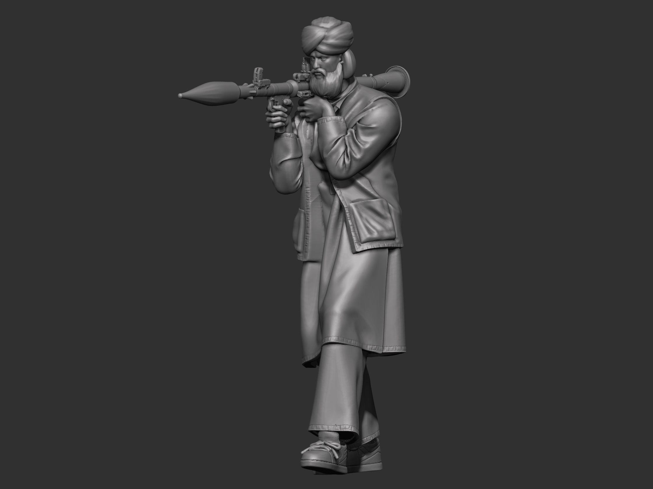 Eastern warrior 3 3D print model_11