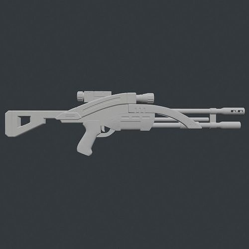 Mantis Rifle 3D print model