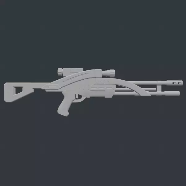 Mantis Rifle 3D print model