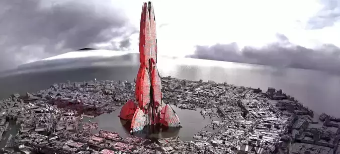 Shuttle Tower Sci-Fi