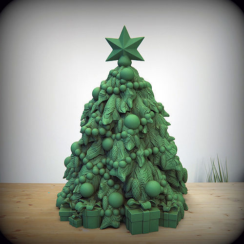 Christmas tree 3D print model