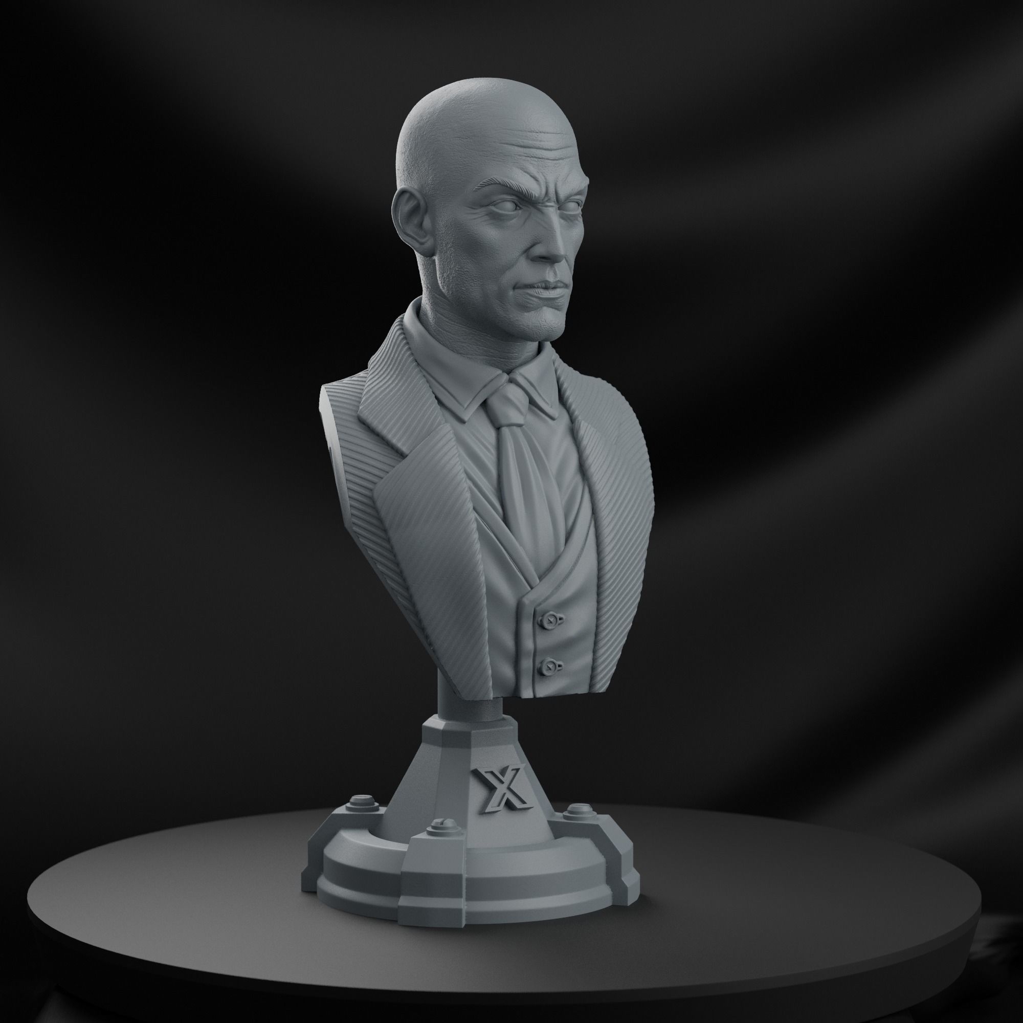 XAVIER X- MEN BUST 3D print model_4