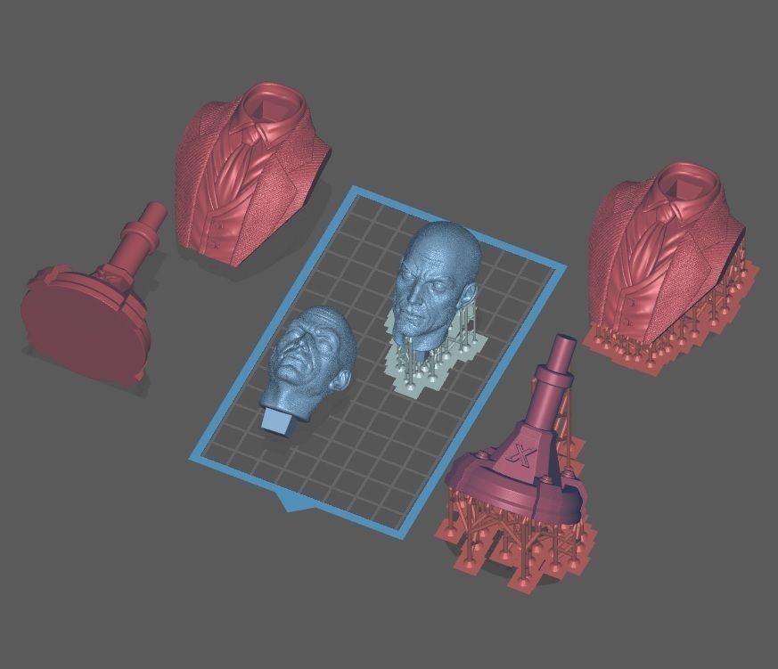 XAVIER X- MEN BUST 3D print model_17