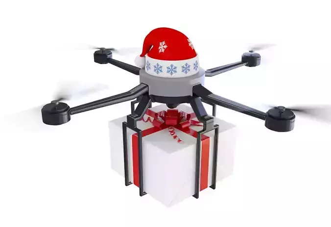 New Year Drone 3D model