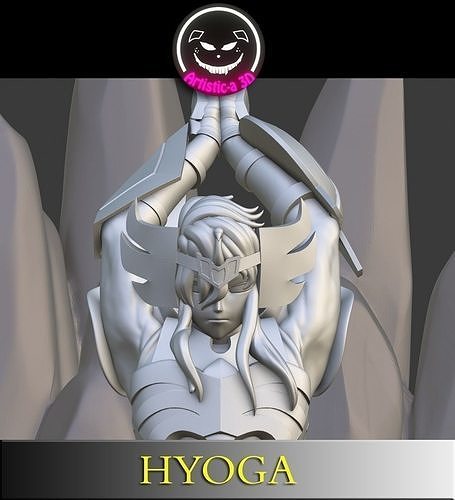 SAINT SEIYA HYOGA DIORAM 3D print model
