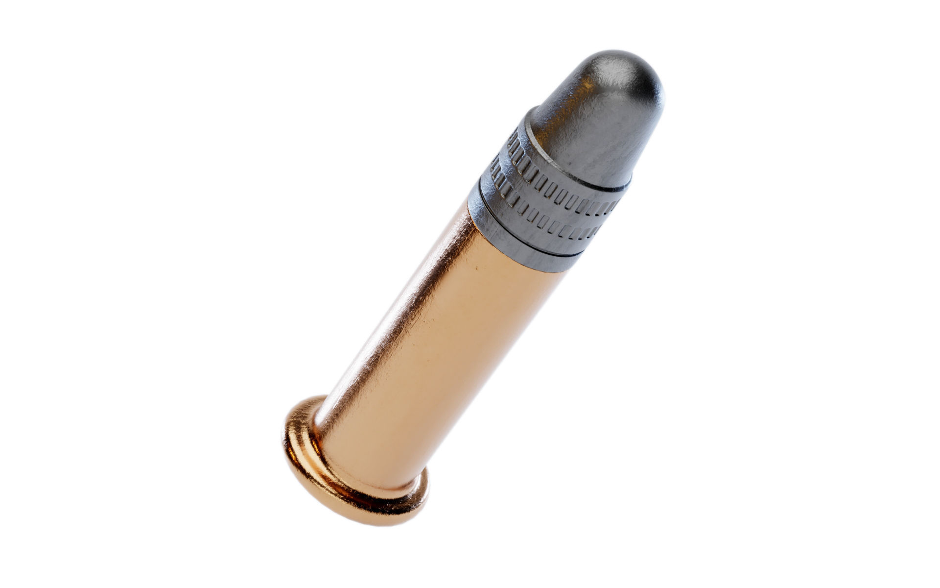 22 Long Rifle Bullet 3D model_7