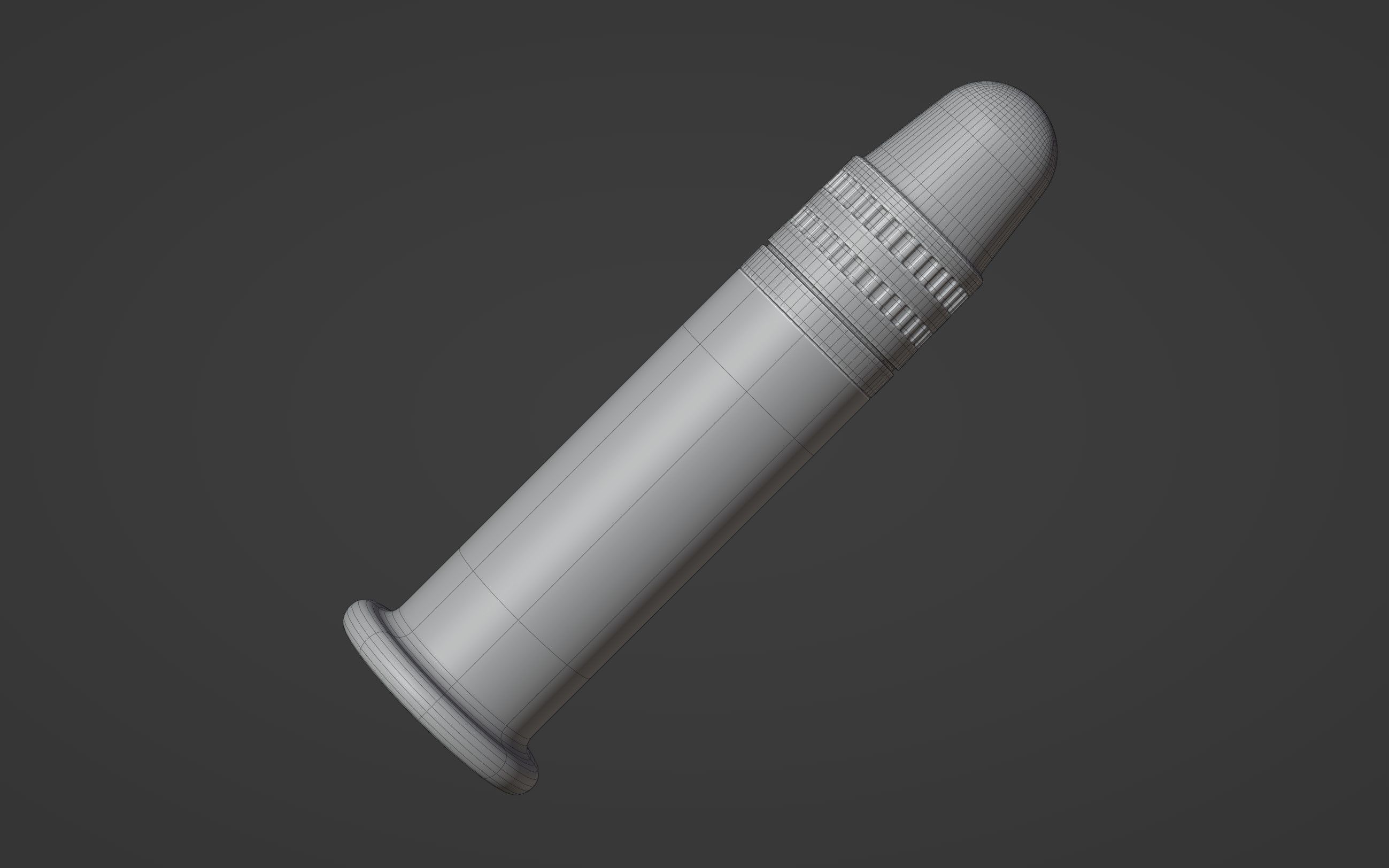 22 Long Rifle Bullet 3D model_8