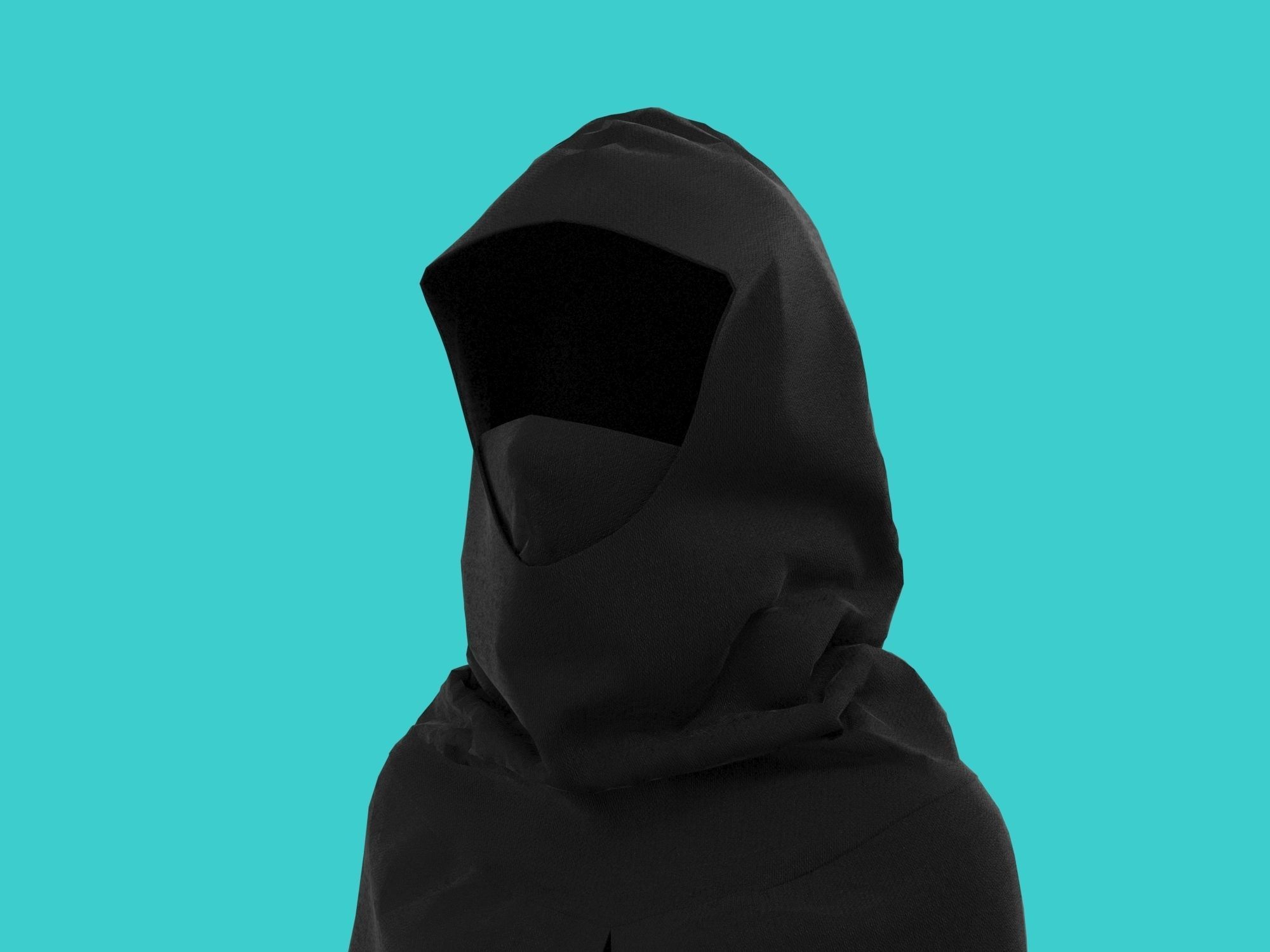 cape hood 3D model_10