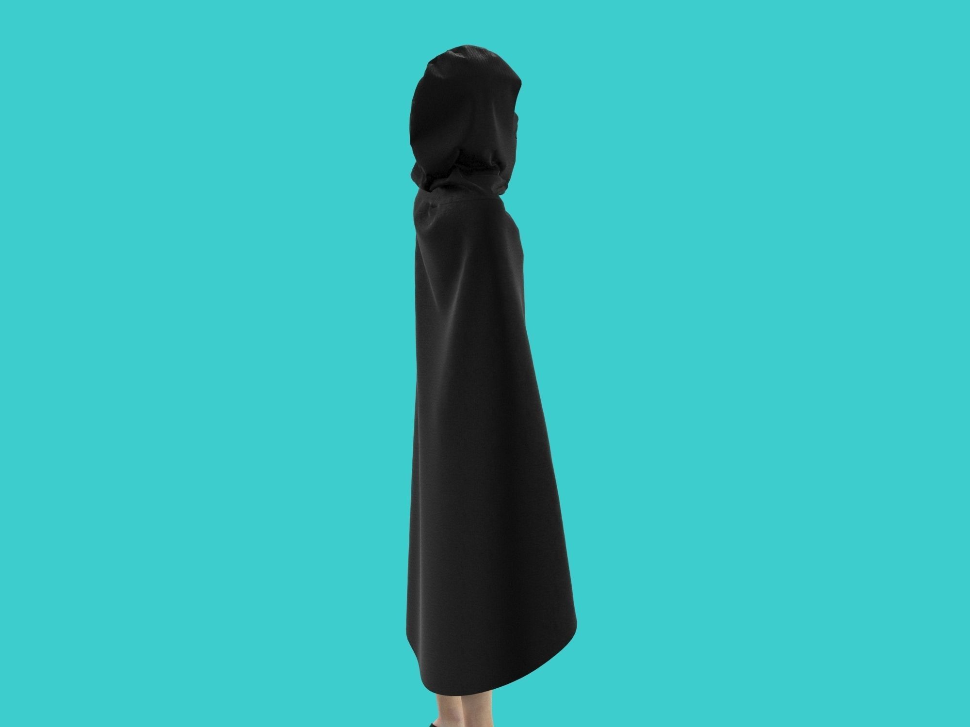 cape hood 3D model_8