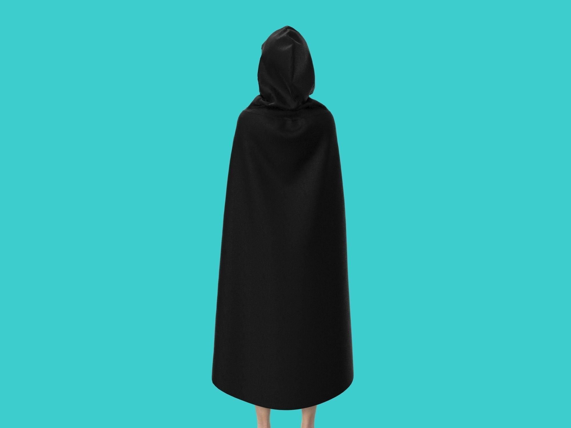 cape hood 3D model_7