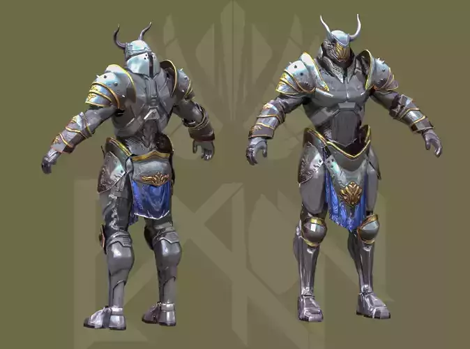 Armored Knight - Low-poly 3D Model Low-poly 3D model Armored Knight - Low-poly 3D Model Low-poly 3D model