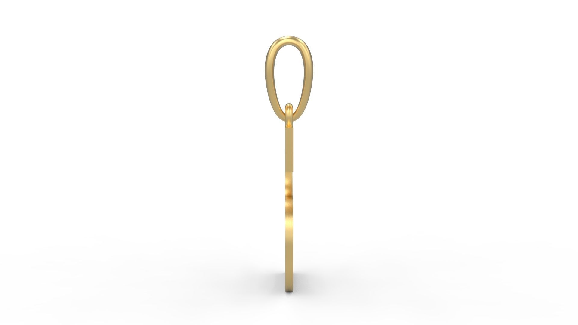 Initial Letters Pendant Cempaka Reguler S 3D print model_2