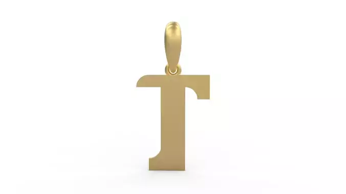 Initial Letters Pendant Cempaka Reguler T