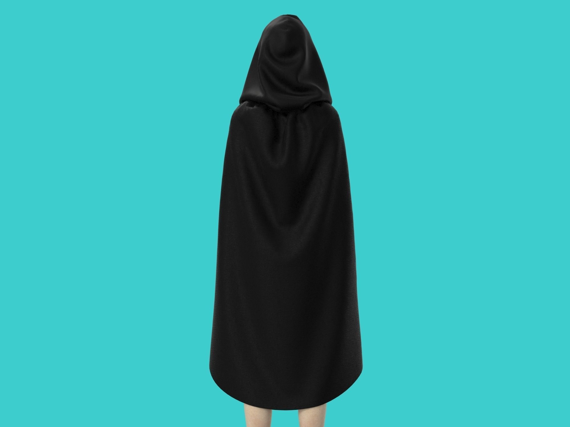 cape hood 3D model_6