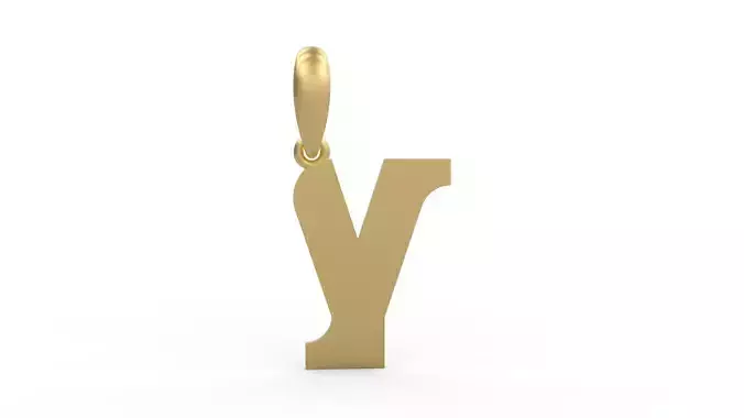 Initial Letters Pendant Cempaka Reguler Y