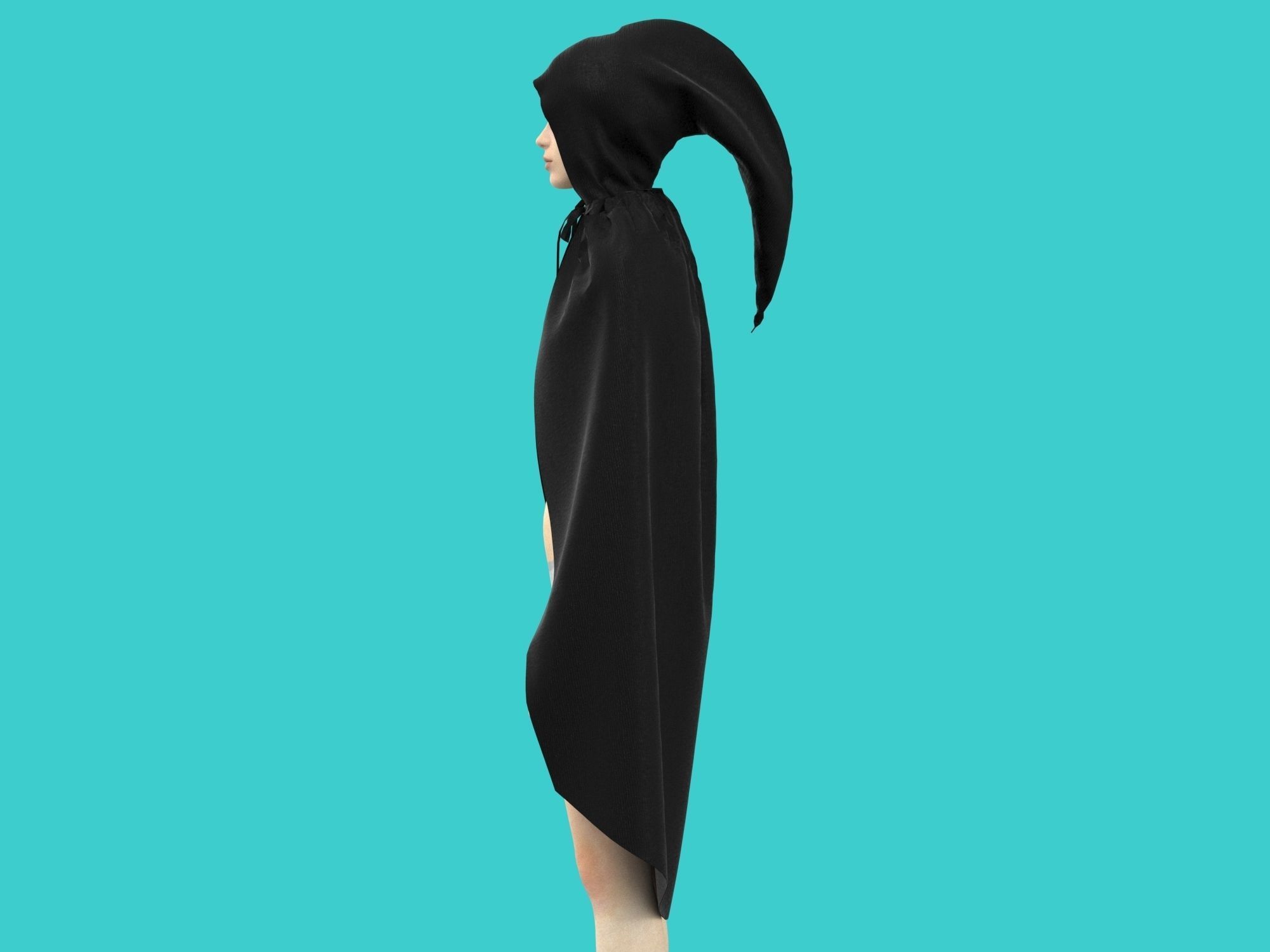 cape hood 3D model_8