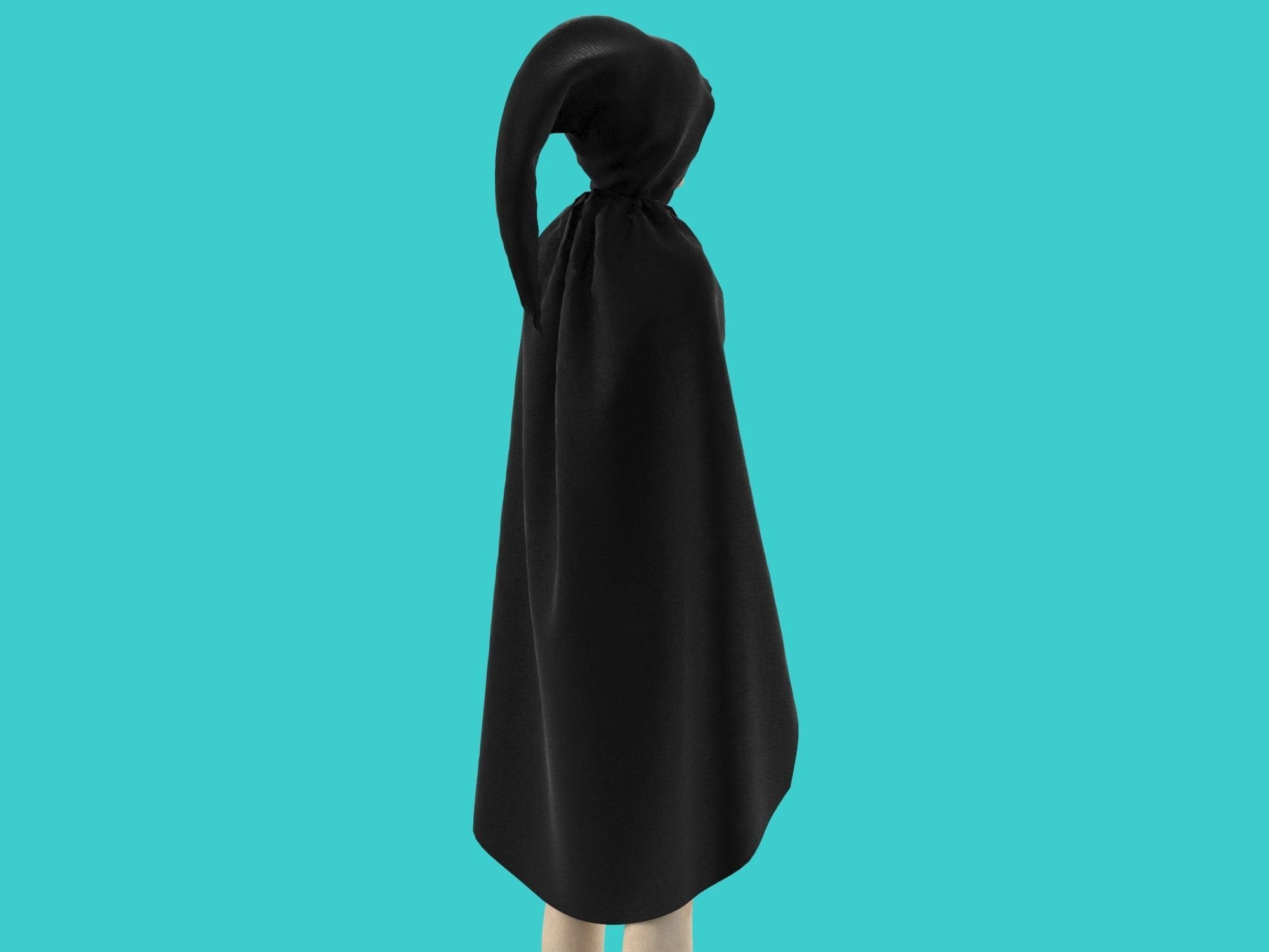 cape hood 3D model_6