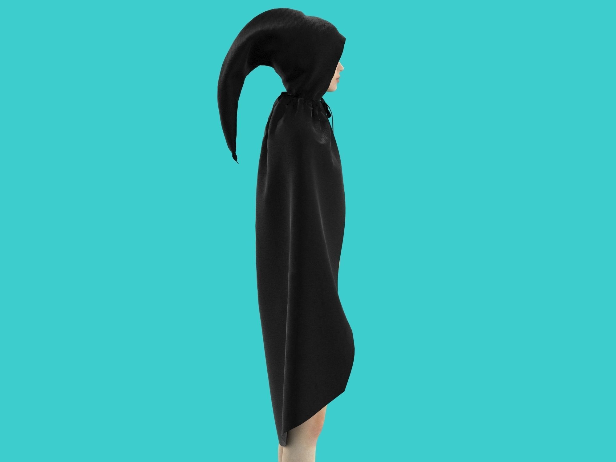 cape hood 3D model_7