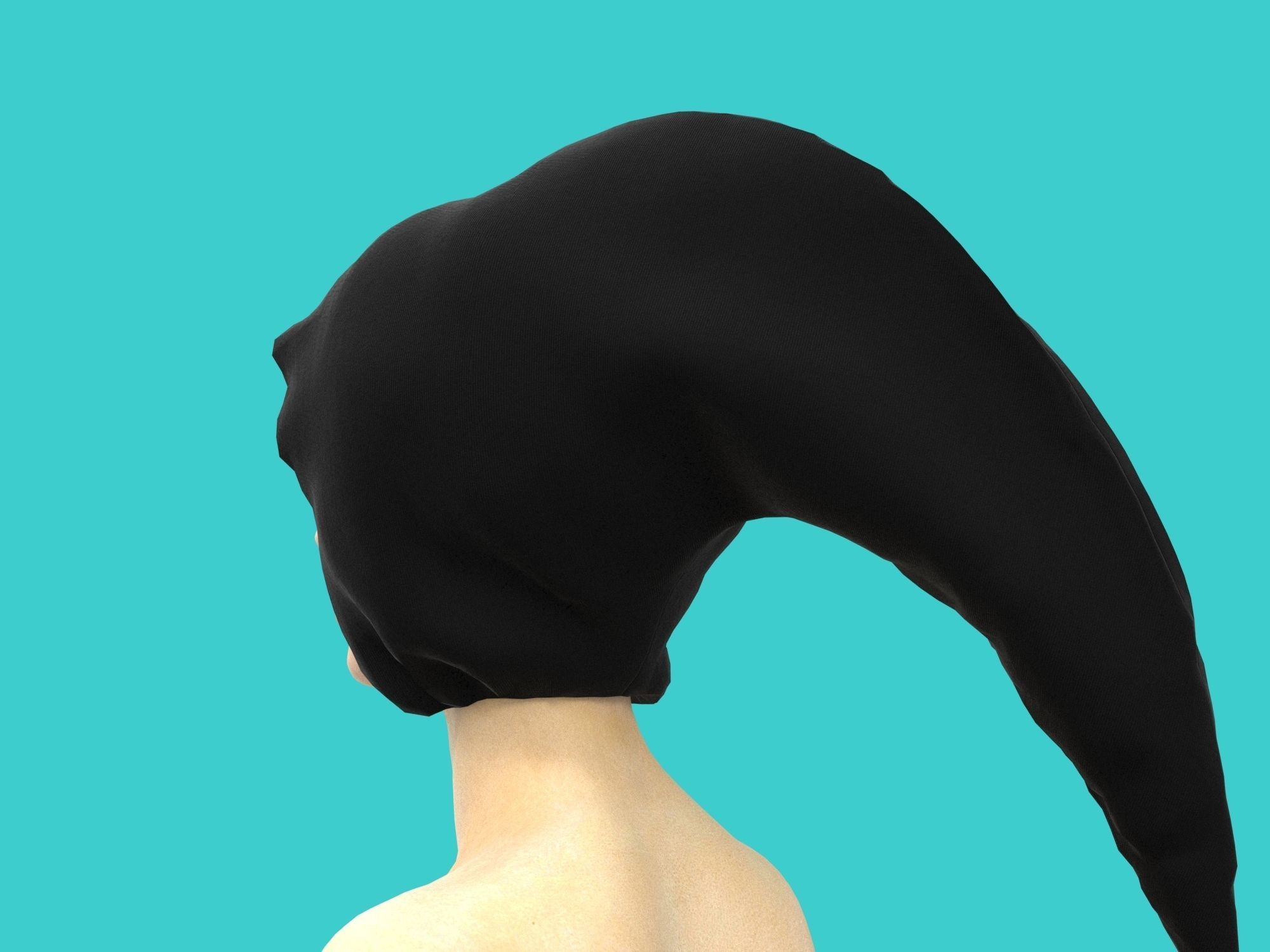 3d hood hat 3D model_5